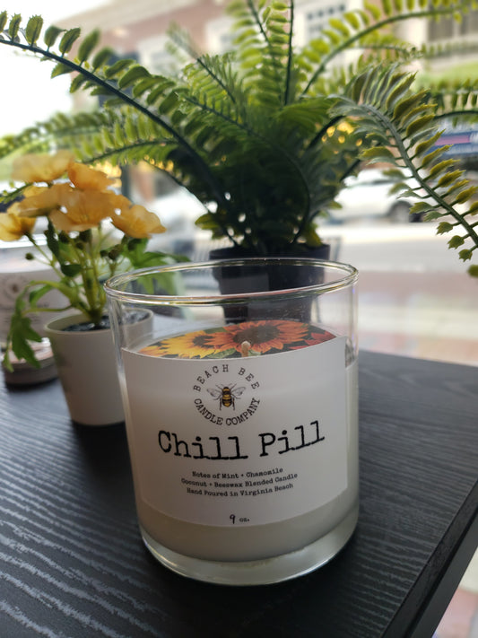 Beach Bee Candle Co. - Bougie Chill Pill 9oz