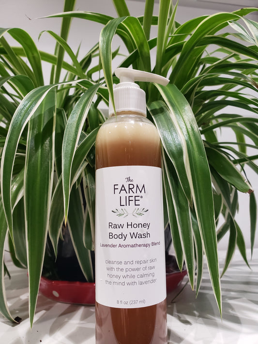 The Farm Life Raw Honey Body Wash - Lavender