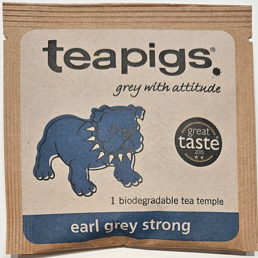 Temples de thé Teapigs - Earl Grey Strong (1 sachet)