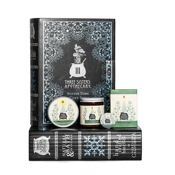 Three Sisters Apothecary Winter Tome Gift Set - Santa Rosa Plum & Nutmeg