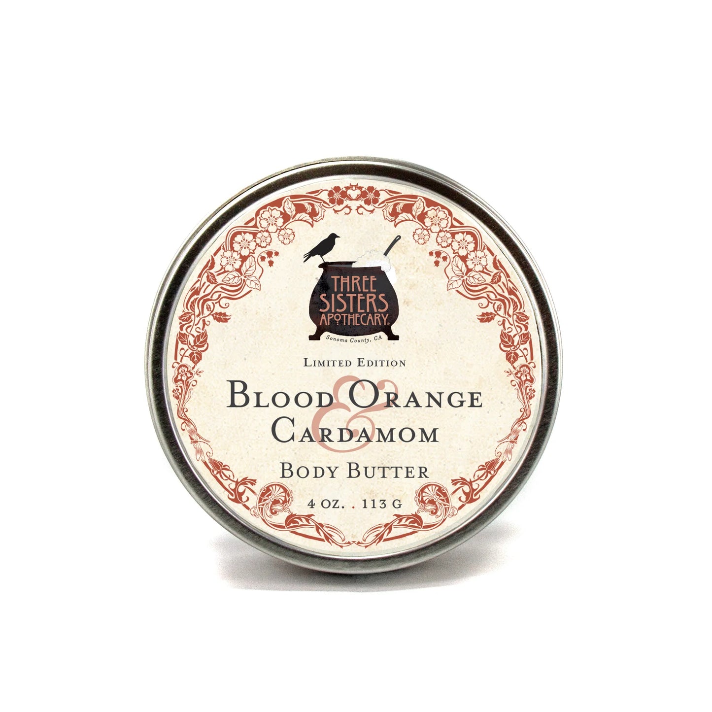 Three Sisters Apothecary Body Butter - Blood Orange & Cardamom