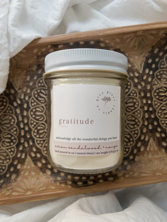 Give Grace Candle Co. - Gratitude Candle
