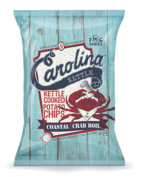Patatas fritas Carolina Kettle 2 oz - Hervir cangrejo costero