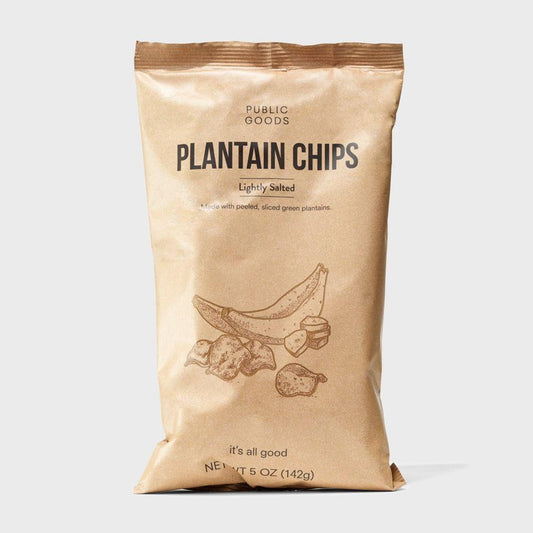 Chips de plantain de biens publics-5oz