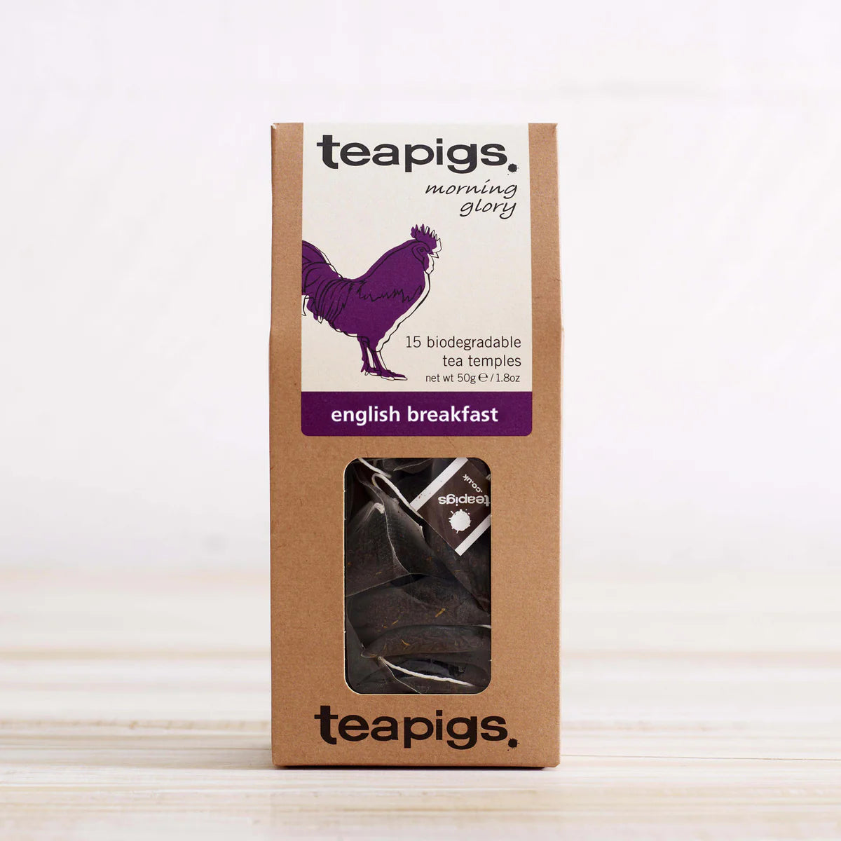 Teapigs-English Breakfast Tea Temples (15 Count)