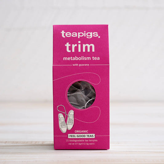 Teapigs-Trim Herbal Tea Temples with Guarana (15 Count)