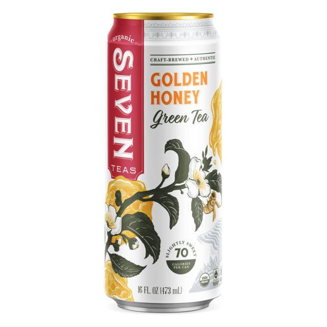Organic Seven Teas-Golden Honey Green Tea