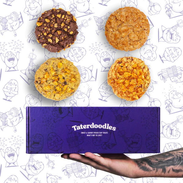 Tatersnaps!-Crispy Potato Chip Cookies Expresso Brownie