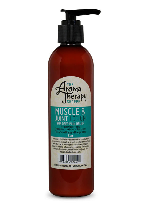 The Aroma Therapy Shoppe-Muscle and Joint Lotion 8oz