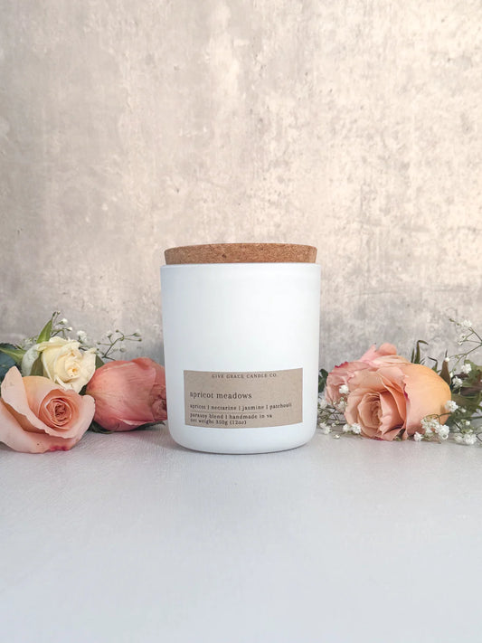 Give Grace Candle Co. - Apricot Meadows Candle
