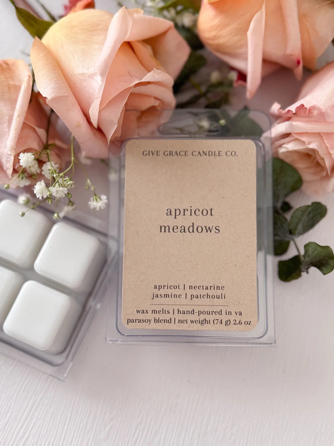 Give Grace Candle Co. - Apricot Meadows Wax Melts