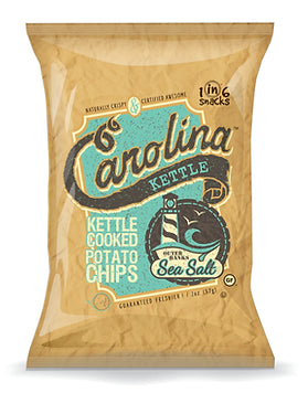 Carolina Kettle Potato Chips 2 oz - Outer Banks Sea Salt