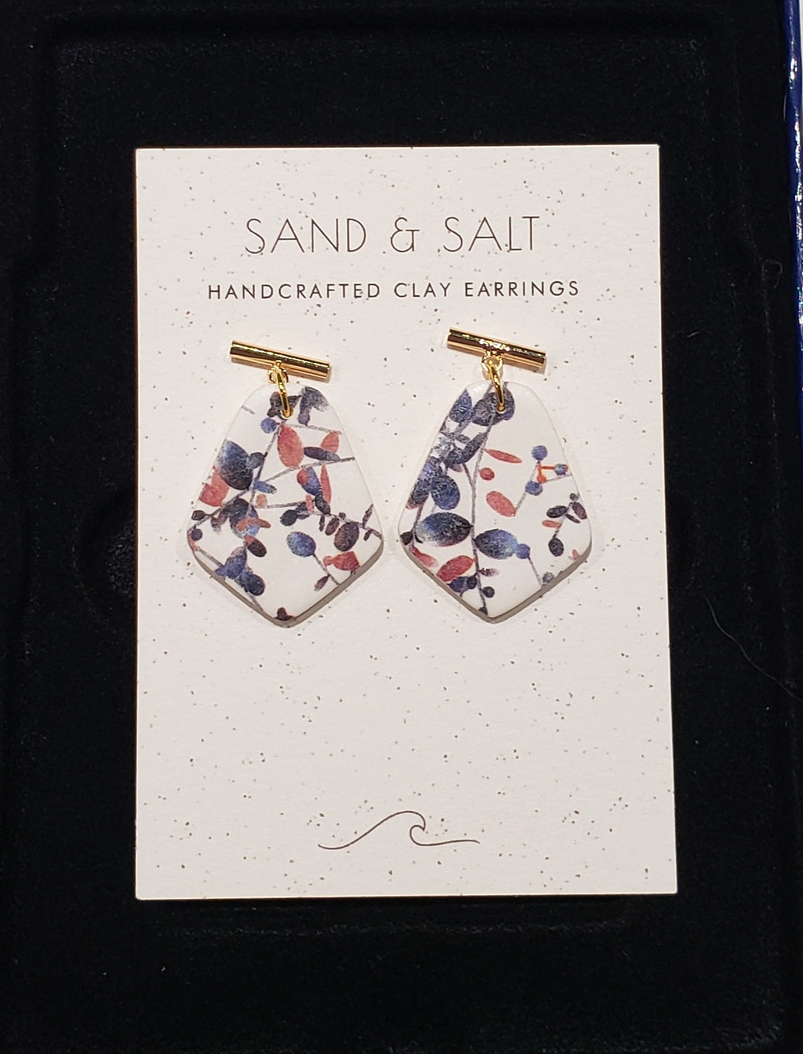 Sand and Salt Earrings - Blueberry Bushels