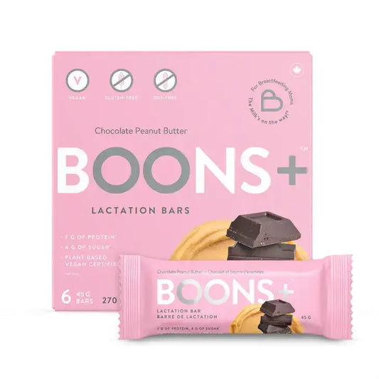 Booby Boons - Boons+ Protein Lactation Bars; Peanut Butter