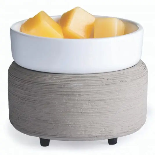 Candle Warmers - Grey Texture 2-In-1 Classic Fragrance