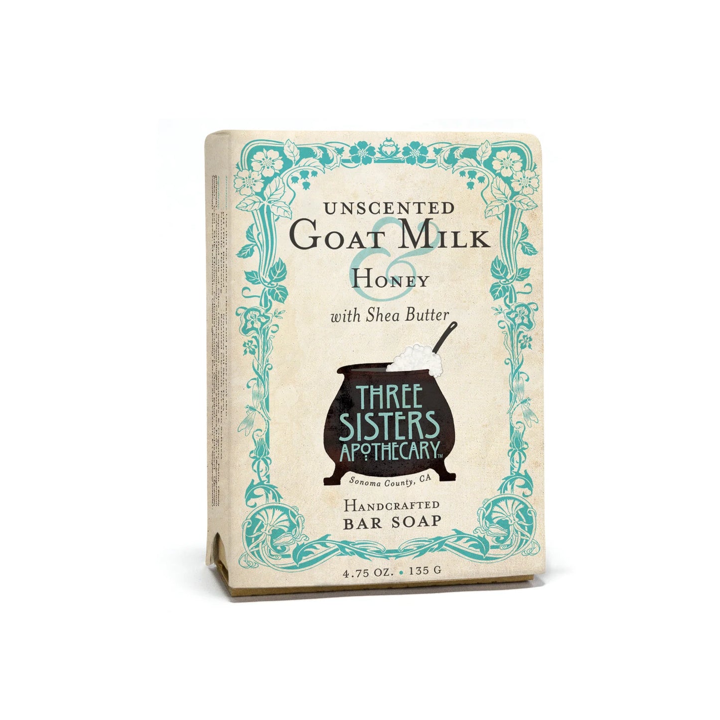 Three Sisters Apothecary - Unscented Goat Milk & Honey Bar Soap