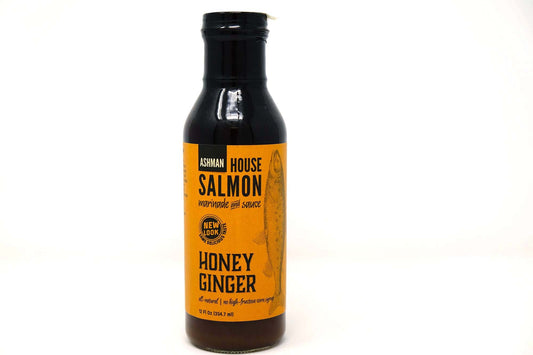 Ashman Manufacturing - Salsa y adobo de salmón casero - Jengibre y miel 
