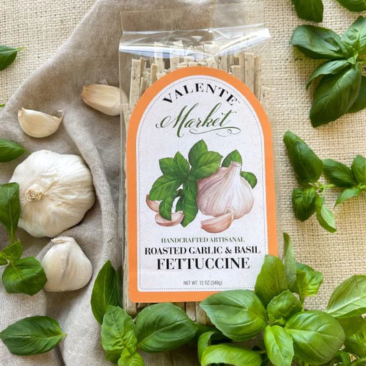 Valente Market-Roasted Garlic & Basil Fettuccine