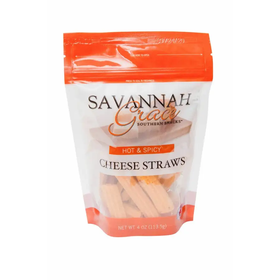 Integrity Food Group - Hot & Spicy Cheese Straws 4 oz Bag