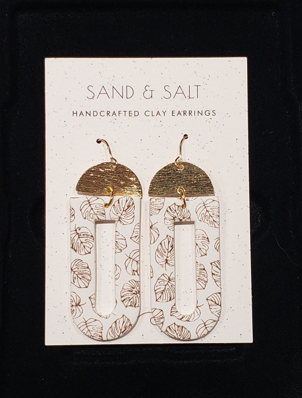 Sand and Salt Earrings - Leaves