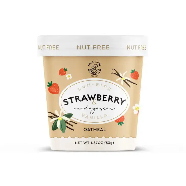 Mylk Labs - Sun-Ripe Strawberry & Madagascar Vanilla Oatmeal