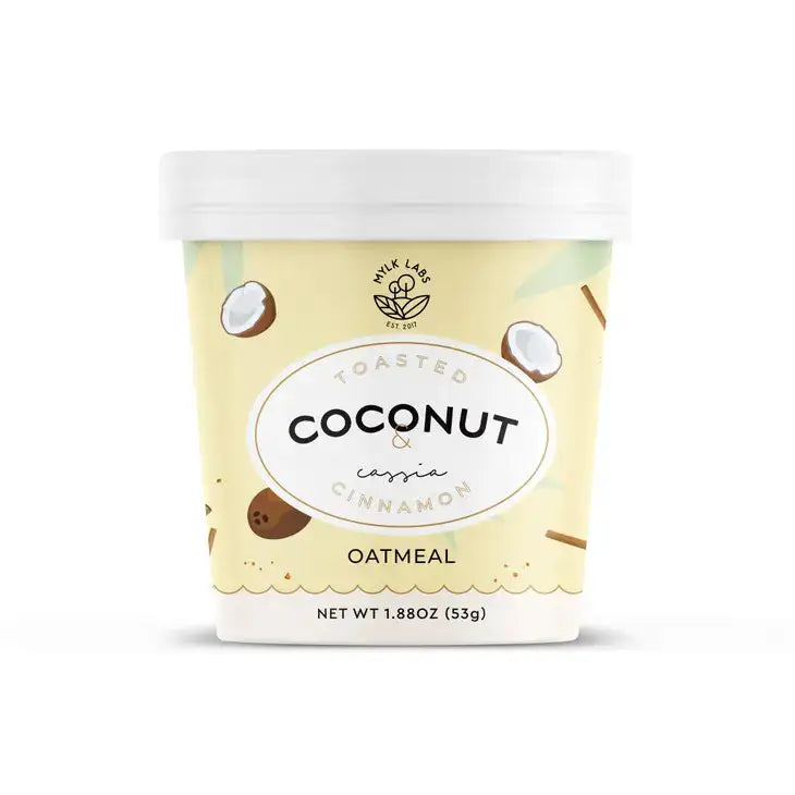 Mylk Labs - Toasted Coconut and Cassia Cinnamon Oatmeal Cup