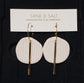Sand and Salt Earrings - Noah, White