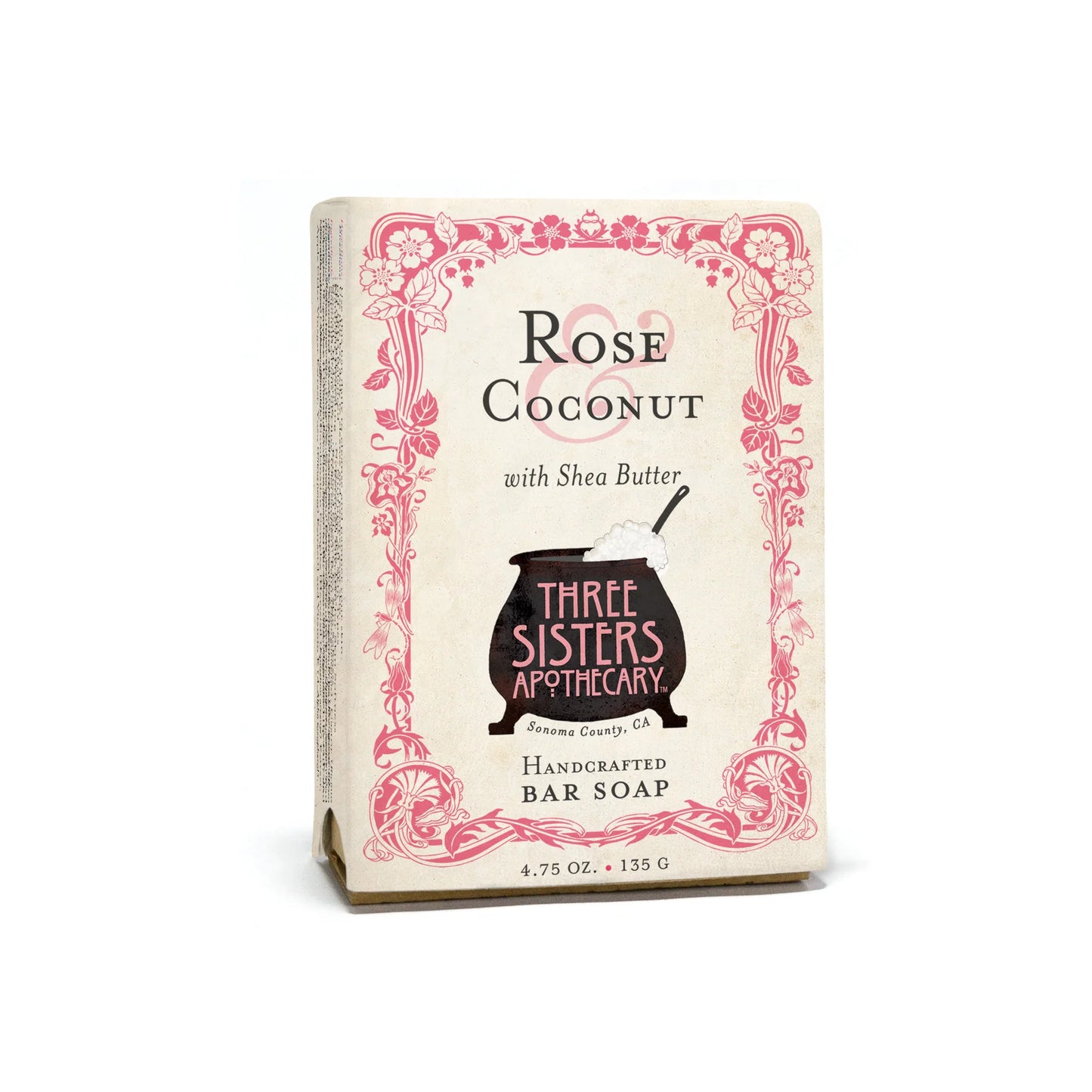 Three Sisters Apothecary - Rose & Coconut Bar Soap