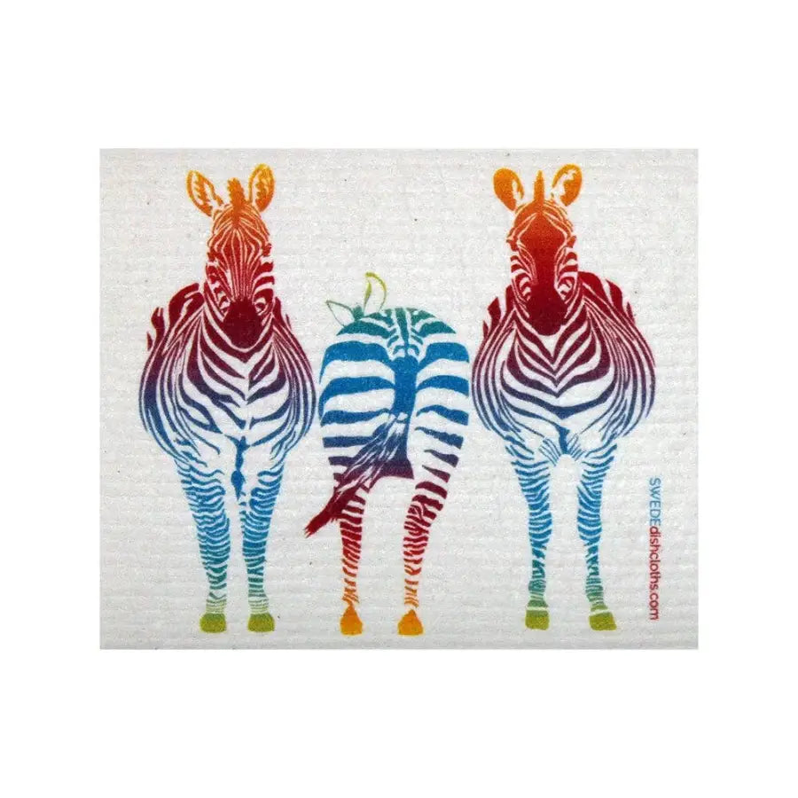 SWEDEdishcloths - Swedish Dishcloth Colorful Zebra