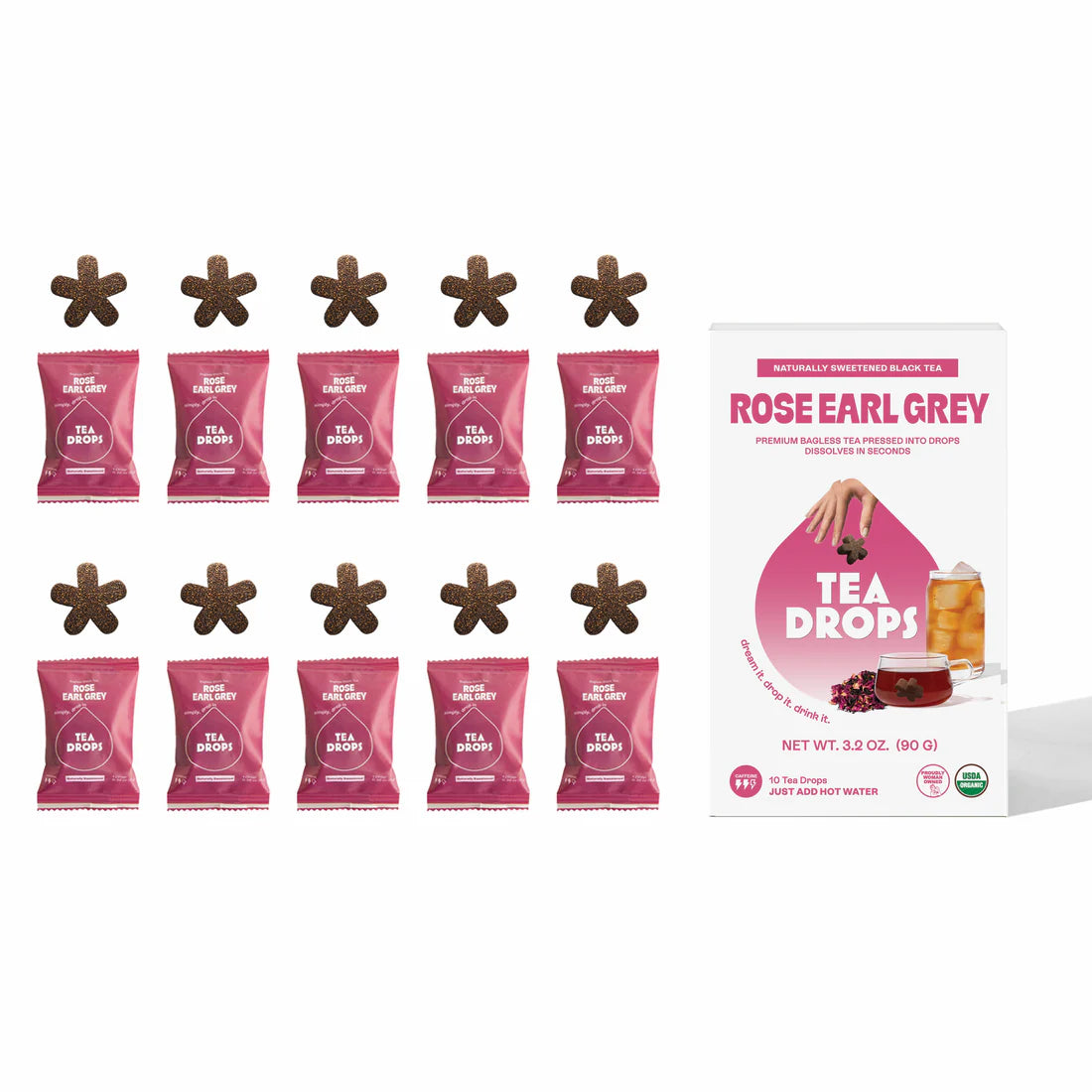 Tea Drops - Rose Earl Grey (10 pack)