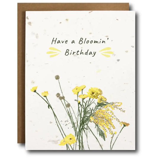 The Card Bureau - Blooming Birthday Plantable Card