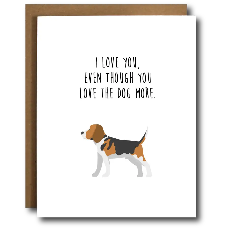 The Card Bureau - Dog Love Card