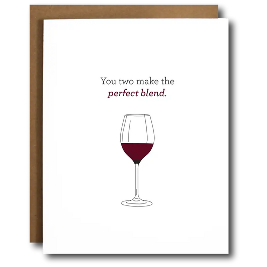 The Card Bureau - Perfect Blend Wine Engagement /Wedding