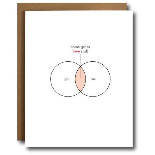The Card Bureau - Venn Diagram Love Funny Valentine’s Card