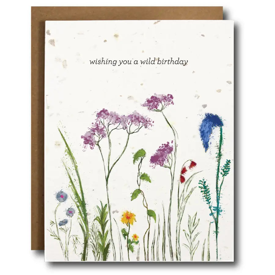 The Card Bureau - Wild Birthday Plantable Card