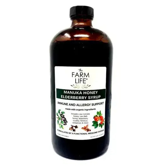 The Farm Life - Manuka Honey Elderberry Syrup - 16oz