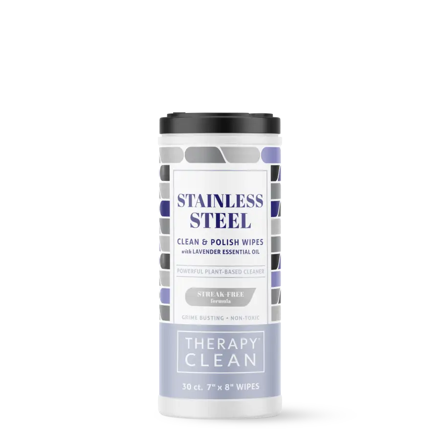 Therapy Clean - Stainless Steel Cleaner Wipes (30 ct)