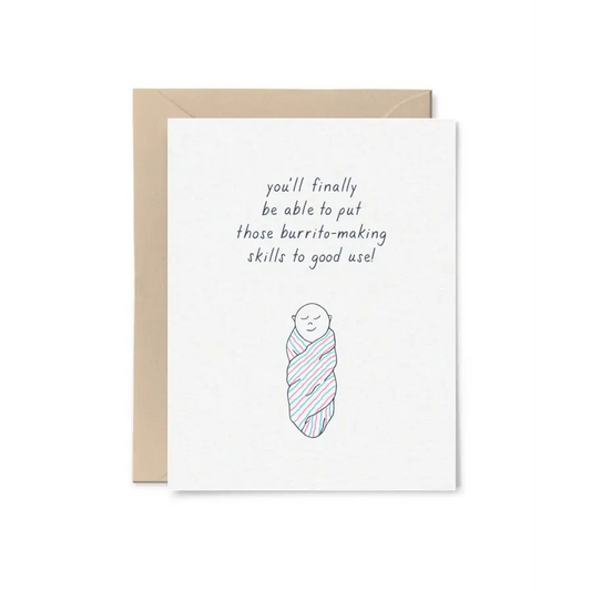 Tiny Hooray - Burrito Baby Card