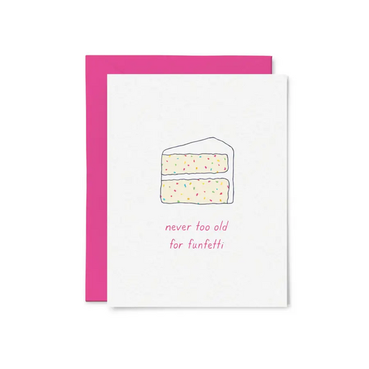 Tiny Hooray - Funfetti Birthday Card