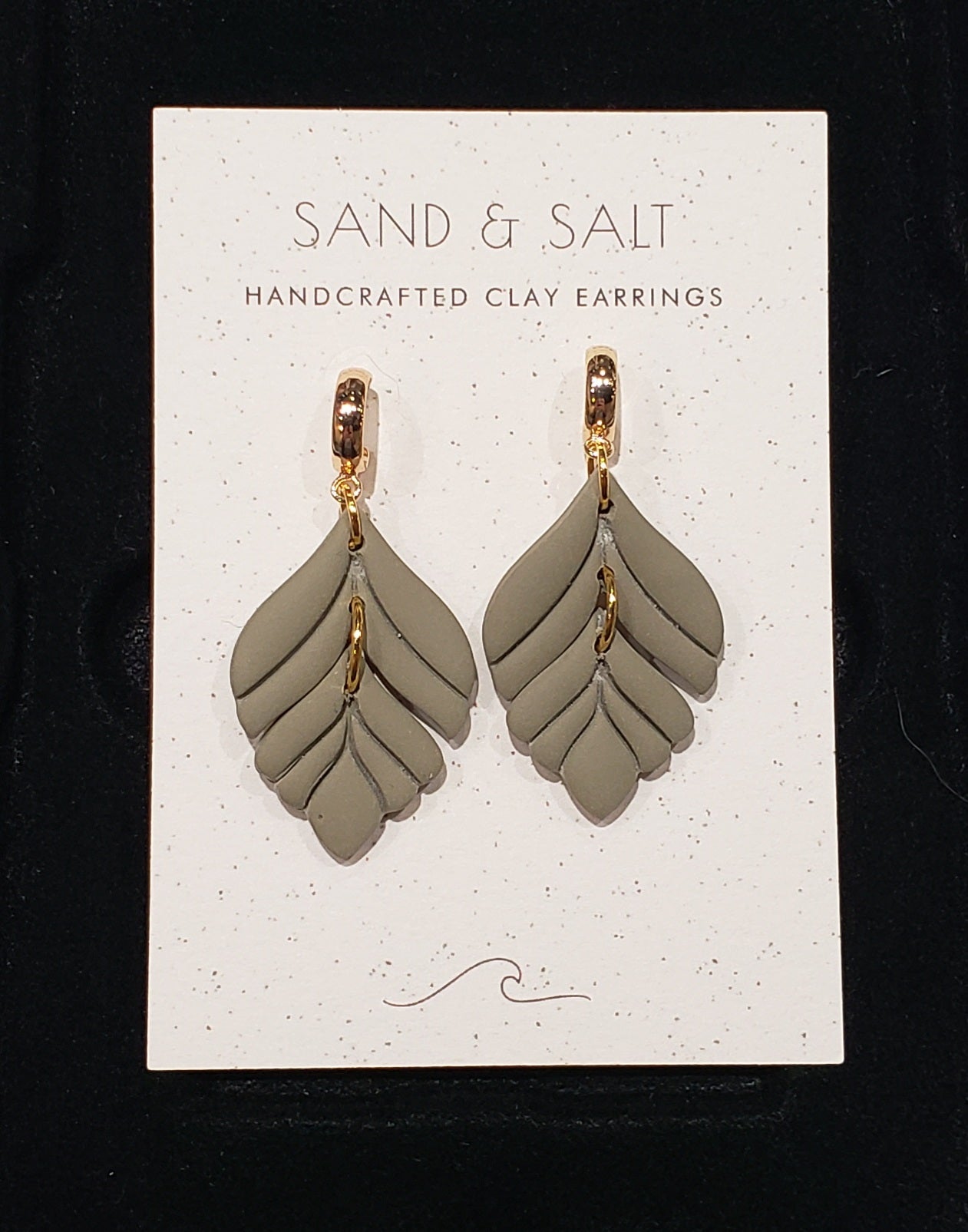 Sand and Salt Earrings - Wren Latte